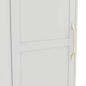 AUSTEN WHITE SINGLE DOOR WARDROBE