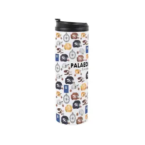 Palaeontologist Travel Mug - Novelty Dinosaur Fossil Gift Stainless Steel Double-Walled Hot/Cold Drinks Travel Flask