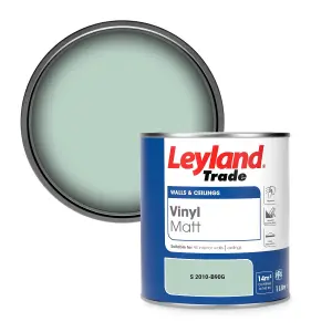 Leyland Trade Vinyl Matt Walls & Ceilings Emulsion Paint (S 2010-B90G) 1L