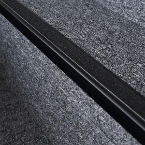 Anodised aluminium anti non slip stair edge nosing trim 900mm x 41mm x 26,6mm A44 black