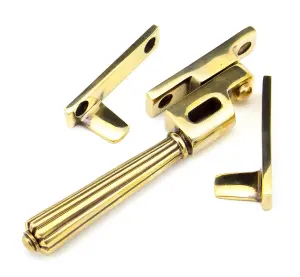 From The Anvil Aged Brass Night-Vent Locking Hinton Fastener