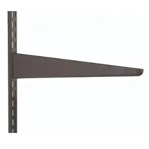 Charles Watson Twin Slot Shelving Bracket 370mm Brown Pack of 10