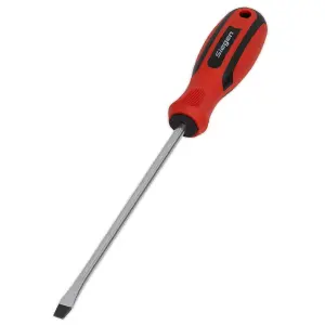 Sealey Screwdriver Slotted With Contoured Soft Grip Handle 6 x 150mm S01175