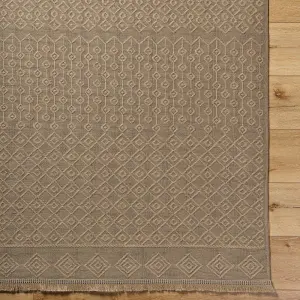 KASHVI Machine Washable Jute Boho Area Rug 118 x 170 cm