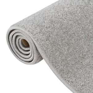 Rug Short Pile 140x200 cm Light Grey