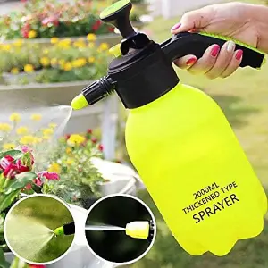 Almineez 2L Hand Pressure Sprayer Bottle Handheld Pump Garden Multi Purpose Plant Watering