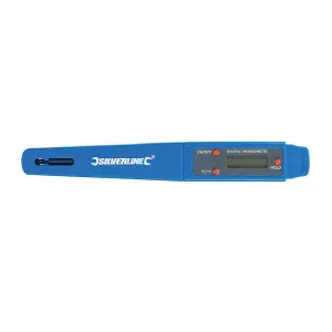 Silverline Pocket Digital Probe Thermometer - -40C to +250C