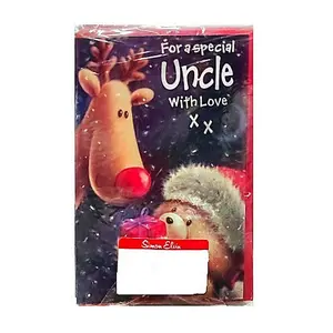 Simon Elvin For A Special Uncle Christmas Card (Pack of 12) Multicoloured (One Size)