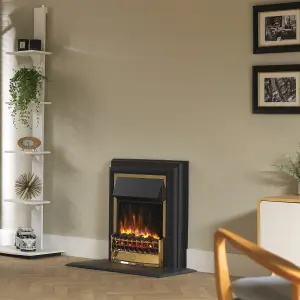 Dimplex Cheriton Deluxe 2kW Gloss Brass effect Electric Fire