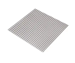 Silver effect Steel Perforated Sheet, (H)1000mm (W)500mm (T)1mm 2430g