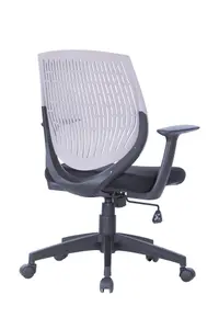 Malibu office chair in grey / black