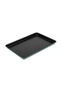 Prestige Nadiya Teal Rectangle Carbon Steel Dishwasher Safe Non-Stick Oven Tray Medium Size 9 x 13"