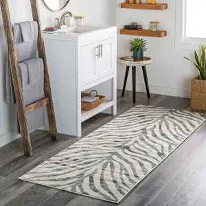 CYBELE Boho Zebra Runner Rug 80 x 220 cm