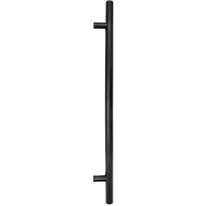 AFIT Matt Black Guardsman Pull Handles - Bolt Through 800 x 32 x 600mm