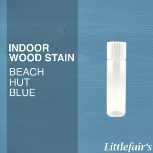 Littlefair's - Indoor Wood Stain - Beach Hut Blue - 15ml Tester Pot