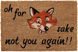 Foxsake Novelty Doormat Unique Coir Front Doormats Funny