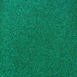 Glitter Felt Sheets: 30 x 23cm: Green: Pack of 10 Pieces