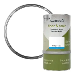 GoodHome Durable North pole (brilliant white) Matt Floor & stair paint, 750ml