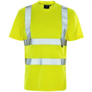 Hi-Vis T Shirt Yellow/Yellow bird eye - EN471 - 2Xlarge