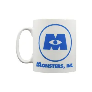 Monsters Inc Logo Mug White/Blue (One Size)