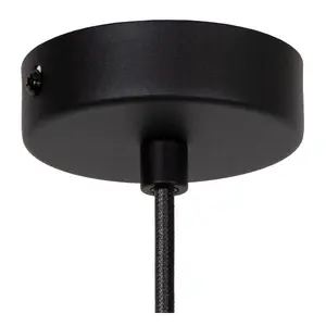 Lucide Evora Modern Pendant light 10cm - 1xGU10 - Black