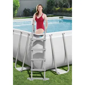 Bestway Power Steel Swimming pool with pump (L) 4.12m x (H) 122cm