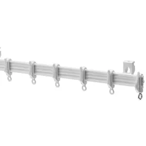 Harrison Drape Curtain Track Bracket (Pack of 5) White (One Size)