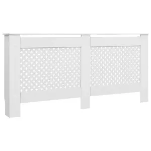 Berkfield Radiator Covers 2 pcs White 172x19x81.5 cm MDF