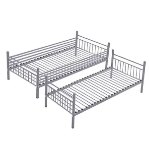 Single Sleeper Bunk Bed Metal Single Twin 2 Children's Bunk Bed - D Pro T Homeware