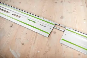 Festool 577039 FSV/2 Plunge Saw Guide Rail Connector Silver Self Align- 1 Pair