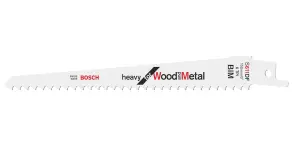 Bosch Professional S611DF BIM Heavy Duty Blade for Wood and Metal - 2 Pack