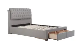 Birlea Valentino Double Bed Grey