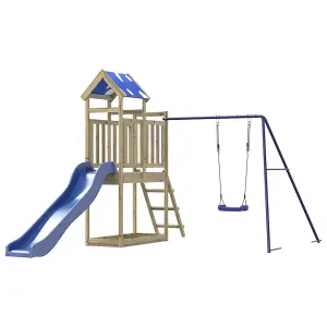 Berkfield Outdoor Playset Impregnated Wood Pine