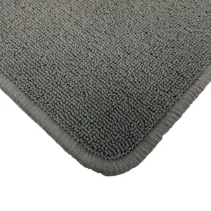 Flooring Grey Plain Door mat, 60cm x 40cm