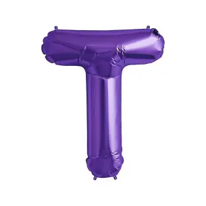 NorthStar T Letter Balloon Purple (One Size)