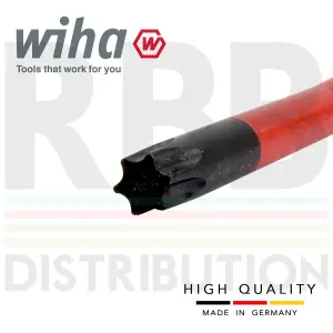 Wiha Screwdriver Torx SlimFix T30 Head 1000v VDE Electrician SoftFinish 36541