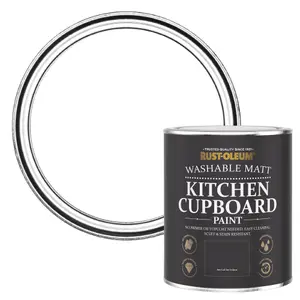 Rust-Oleum Cotton Matt Kitchen Cupboard Paint 750ml