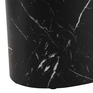 Burmaster Side Table Black Marble