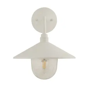 Lighting Collection Wells Sime - Outdoor Wall Light White