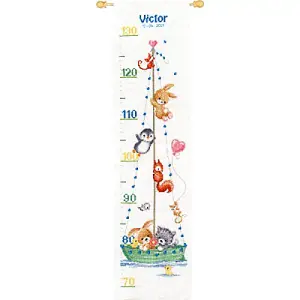 H/CHART G/ADVENTURE - Counted Cross Stitch Kit: Height Chart: Our Greatest Adventure - Vervaco