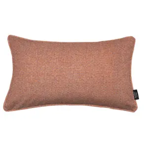 Rectangular Throw Terracotta Piped / Polyester / 40cm x 40cm