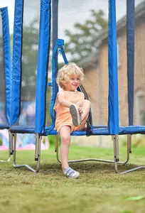 Blue Junior Trampoline and Enclosure - 4ft