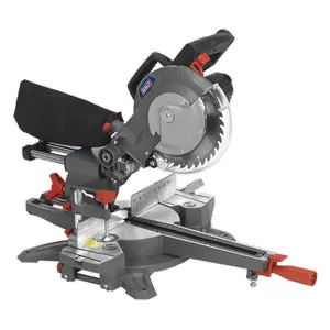 Sealey 240V 216mm Double Sliding Compound Mitre Saw With 1450W Motor SMS216