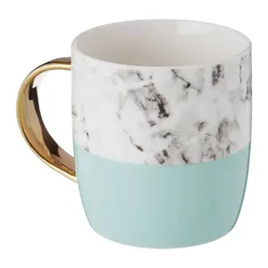 Maison by Premier Mimo Pastel Green H Letter Monogram Mug