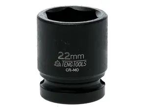 Teng Impact Socket Hexagon 6-Point 1/2in Drive 22mm