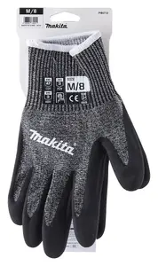 Makita Advanced FitKnit Large Cut Level 7 Nitrile Coated Dipped Gloves Pair