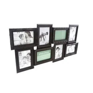 Maison by Premier Vintage Style Black 8 Photo Frame