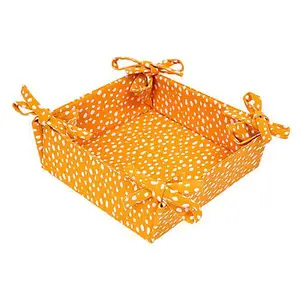 Dexam Sintra Recycled Cotton Spotted Bread Basket Ochre