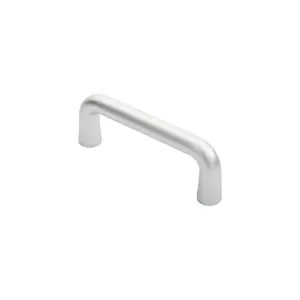 2x Rounded D Shaped Bar Handle 150 x 22mm Diameter Satin Anodised Aluminium