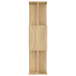 Berkfield Book Cabinet/Room Divider Sonoma Oak 80x24x96 cm Engineered Wood